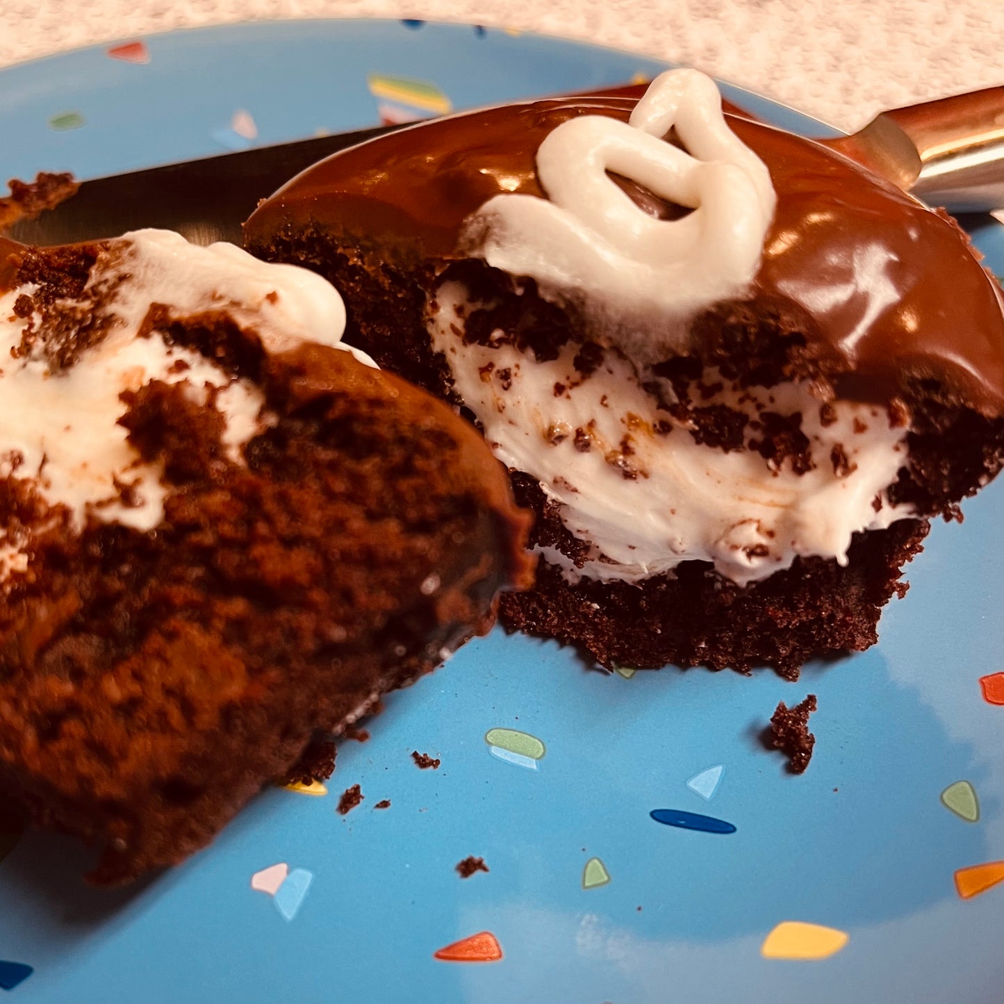 Vanilla Creme Filled Chocolate Cupcakes (preorder)
