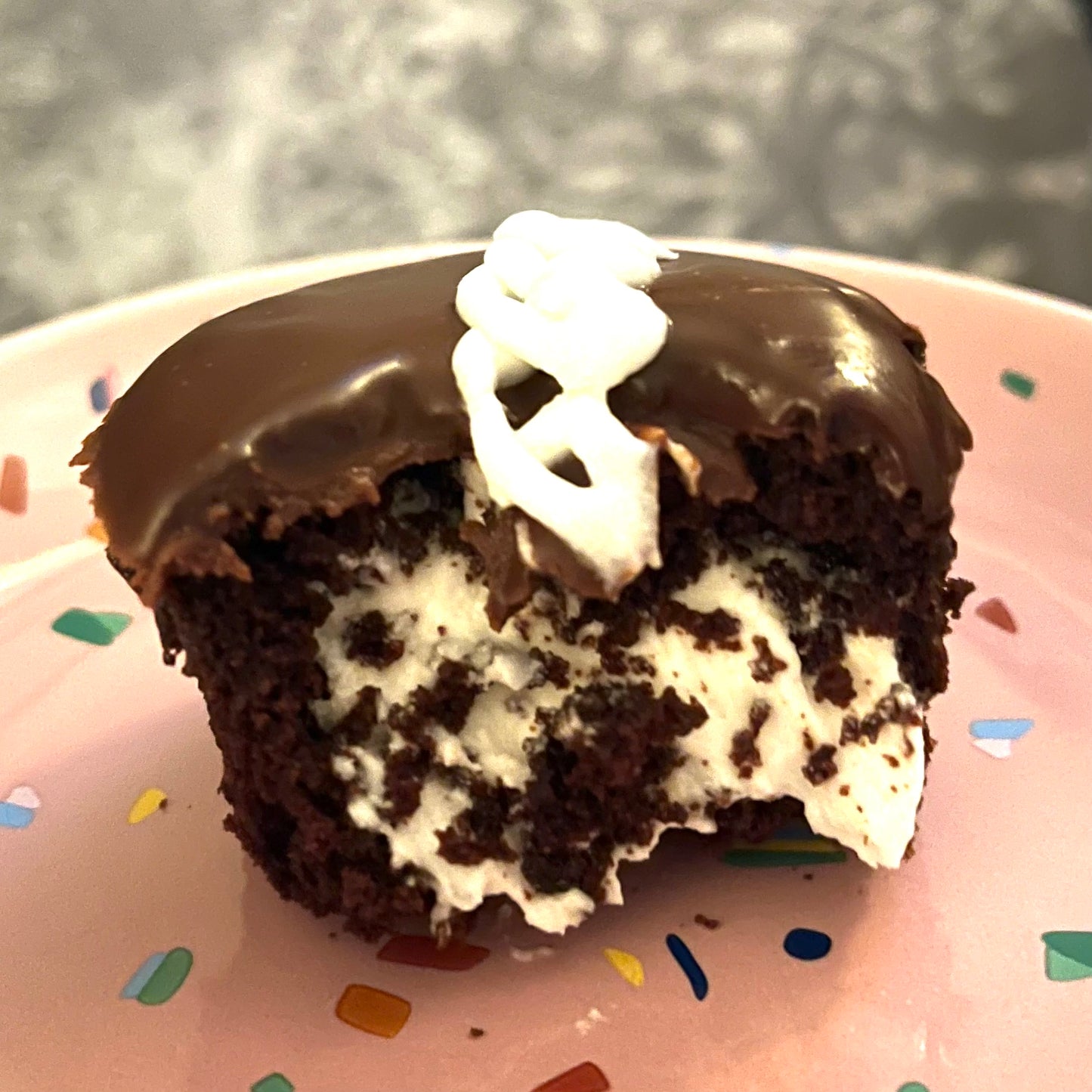 Vanilla Creme Filled Chocolate Cupcakes (preorder)
