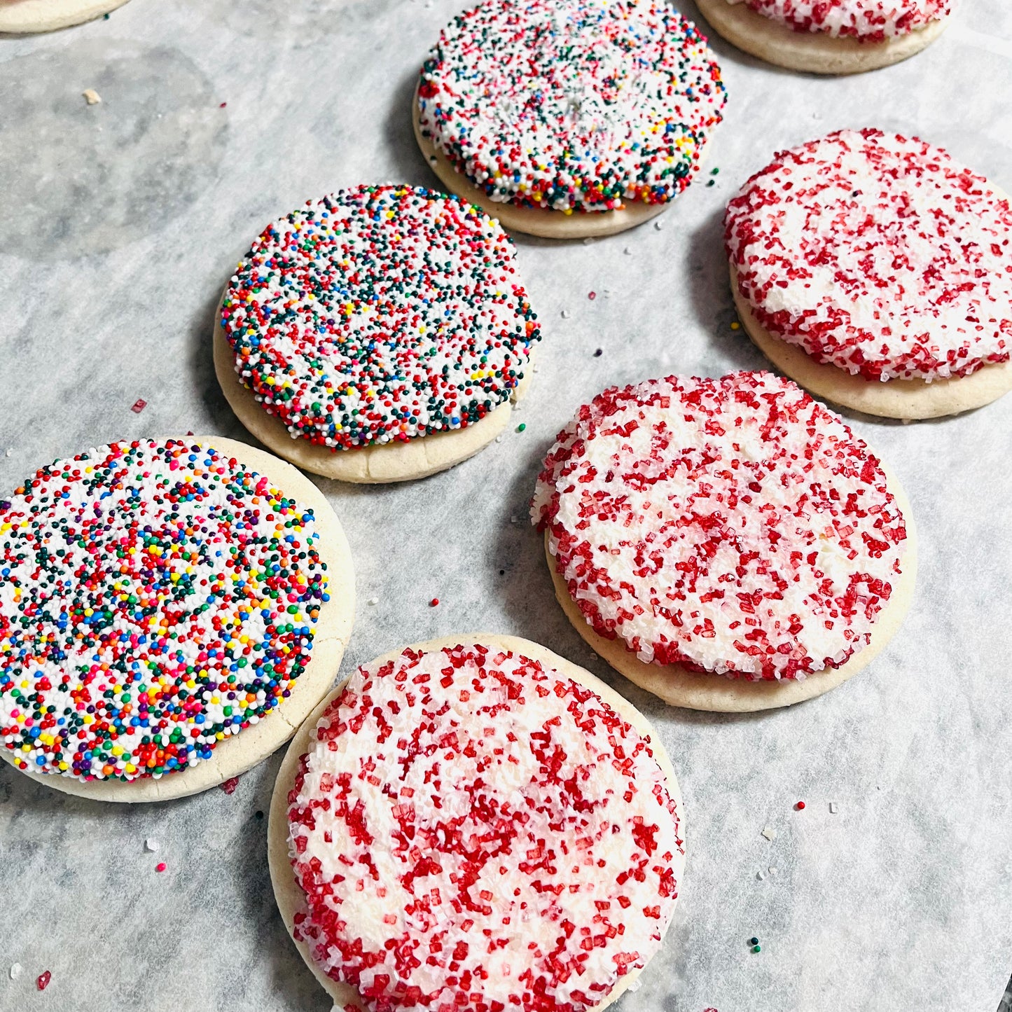 Valentine Day Preorder: Heart Shaped Sugar Cookies - 6 pack